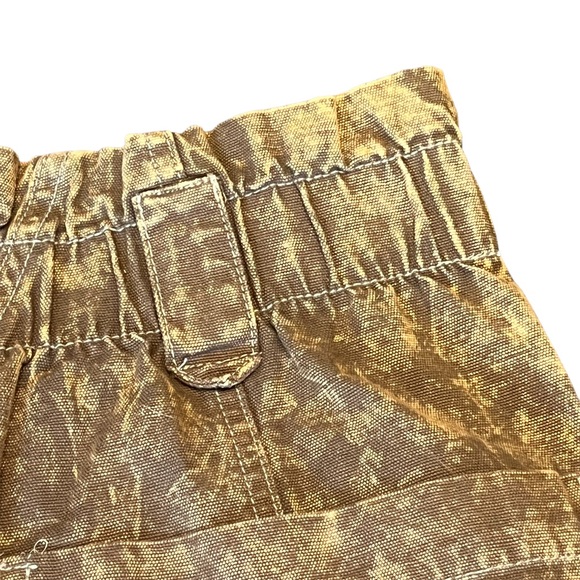 BDG Unisex Urban Outfitters High Waist Acid Washed Orange Baggy Zipper Pants S - Picture 3 of 13